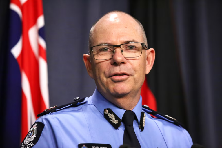 Corrective Services Commissioner Brad Royce spoke to the media about the boy's death on Friday. (ABC News: James Carmody)