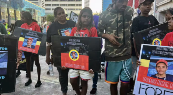 Cleveland Dodd's family and supporters attend the coronial inquest into the teenager's death PHOTO: Aaron Bunch / AAP