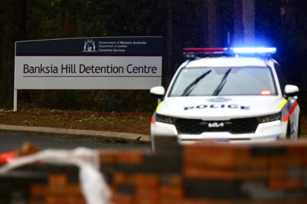 Juvenile detainees are held at Banksia Hill Detention Centre in Perth. (ABC News: James Carmody)