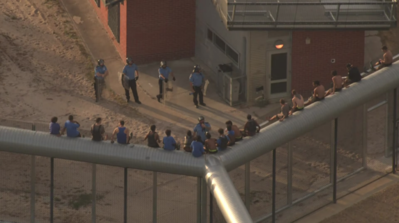 Police and inmates face off at Banksia Hill Detention Centre. ABC News