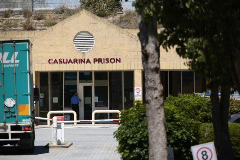 Unit 18 is a wing for juvenile detainees inside the adult Casuarina Prison. (ABC News: James Carmody)