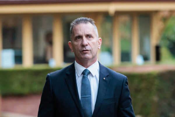 Despite being heavily criticised, WA Corrective Services Minister Paul Papalia says children's behaviour is the issue (Image: Richard Wainright/AAP)